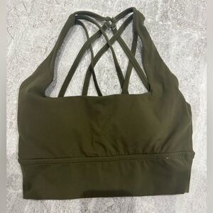 Buffbunny Olive Green Sports Bra